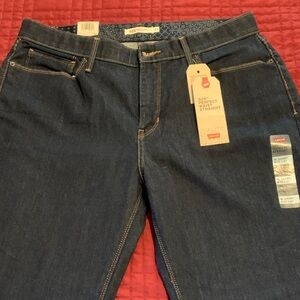 Levi's Women's Dark Blue Straight Leg Jeans